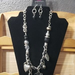Paparazzi Necklace and Earrings